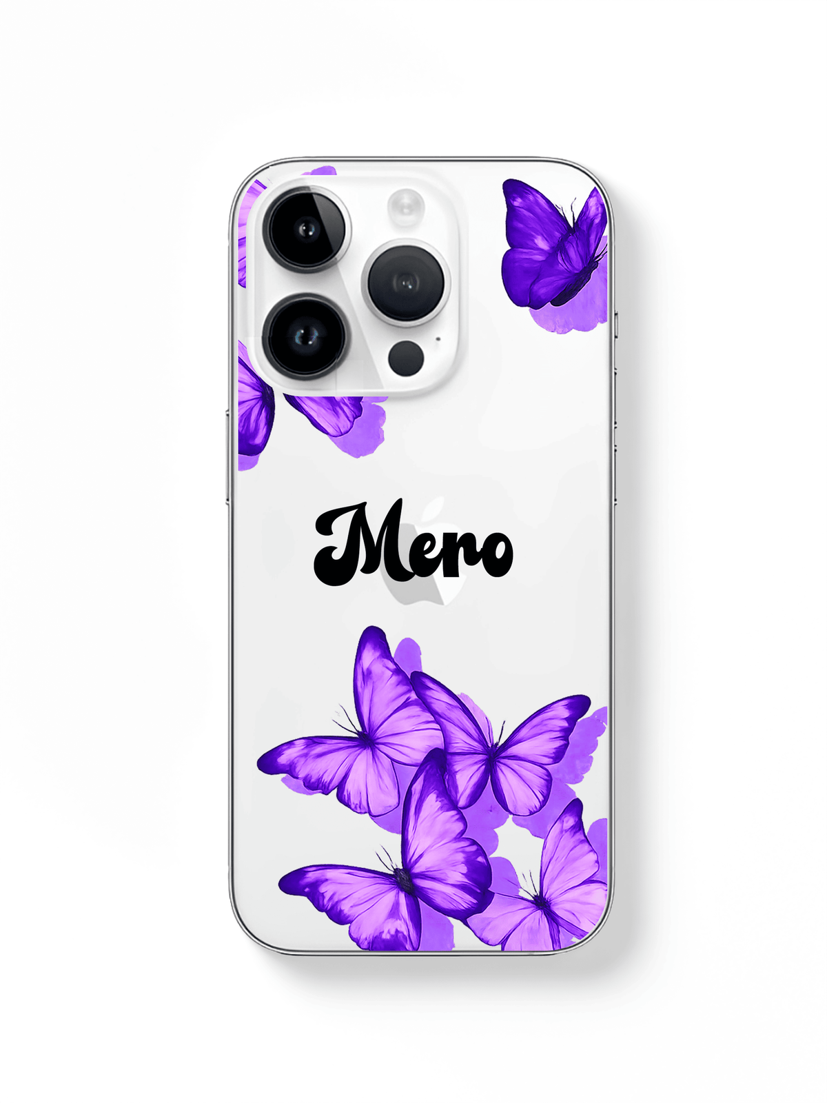 phone case. butterfly and name