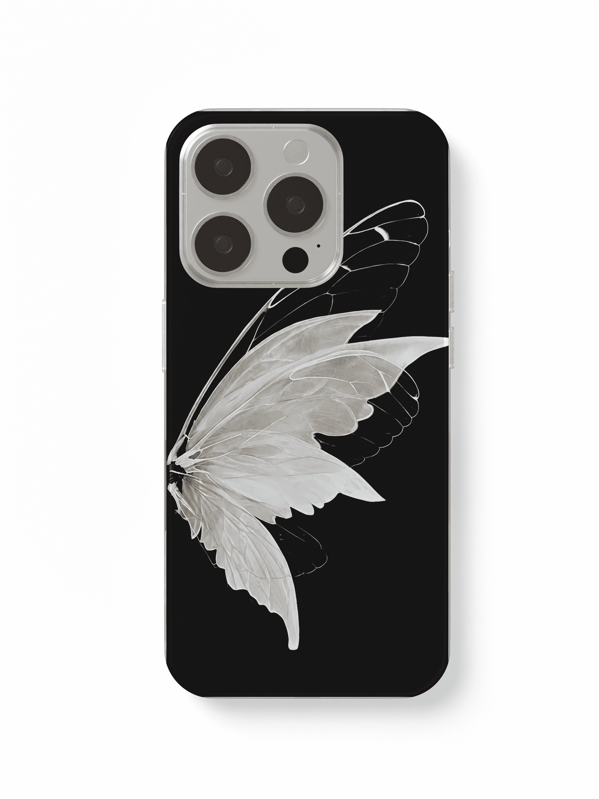 phone case. butterfly black