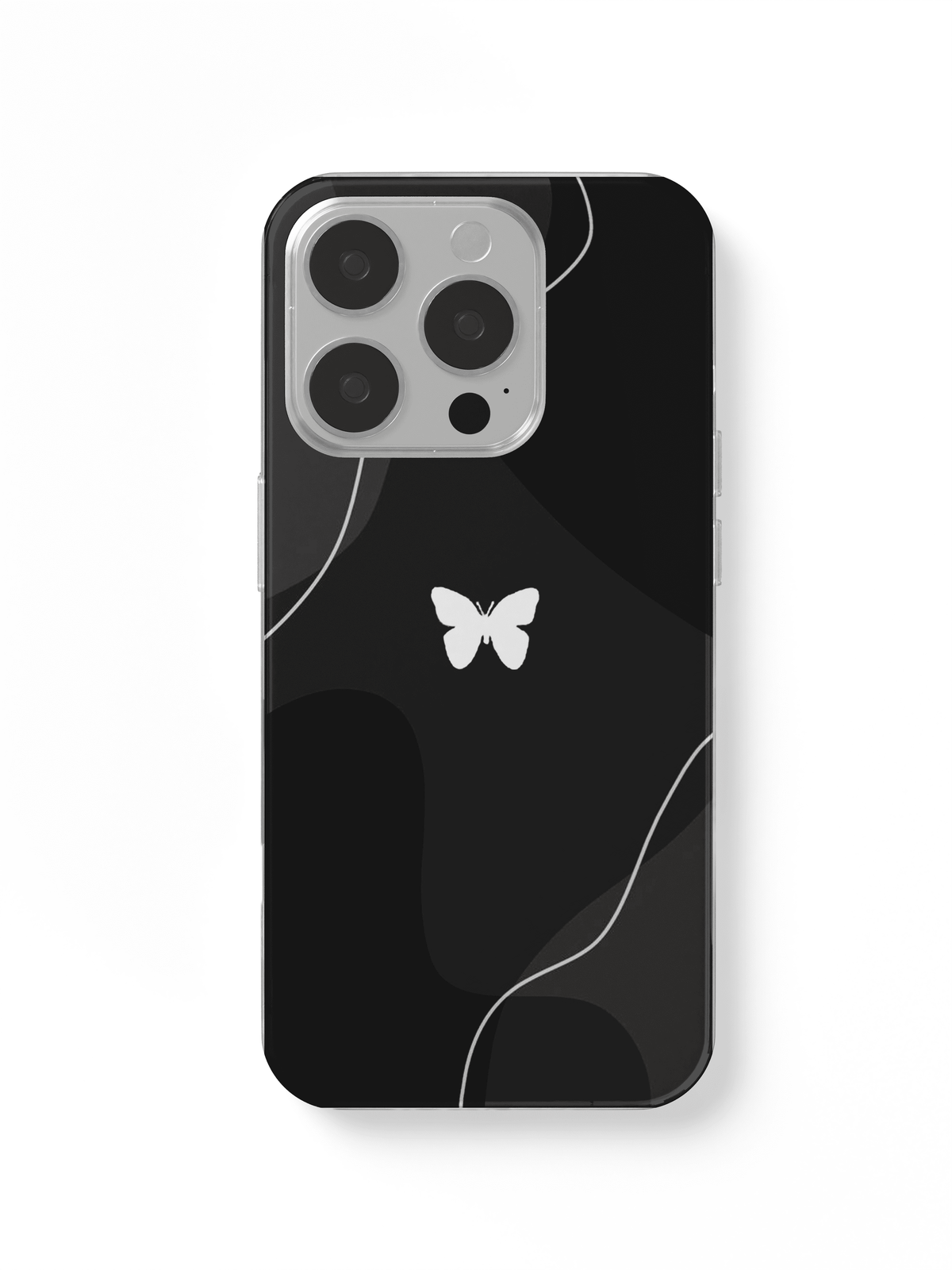 phone case butterfly black