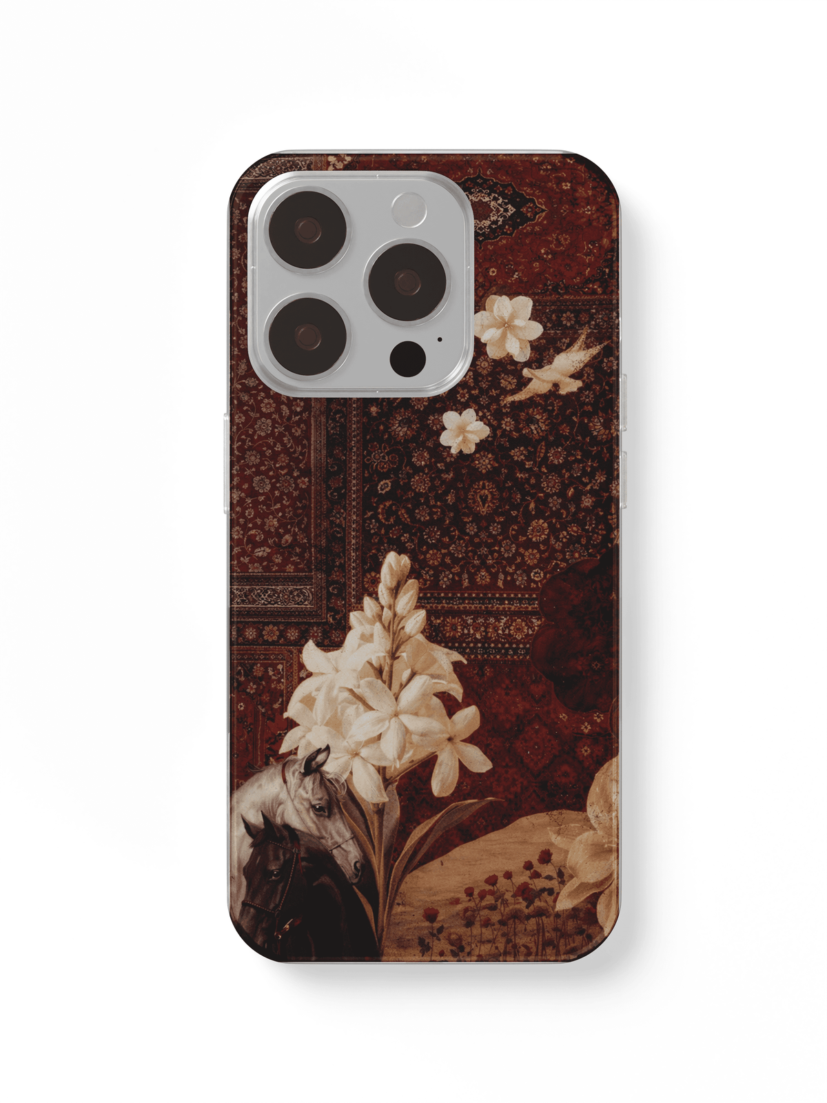 phone case carpet and horse