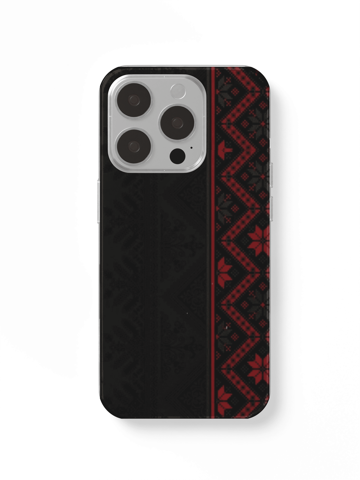 phone case carpet black and red