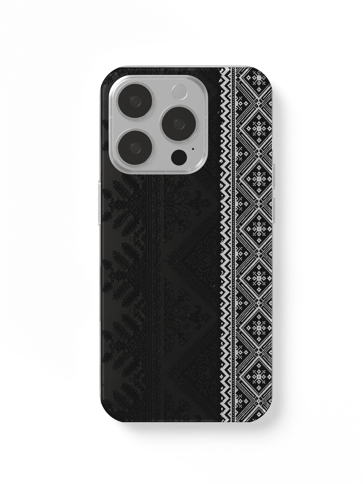 phone case carpet black and white