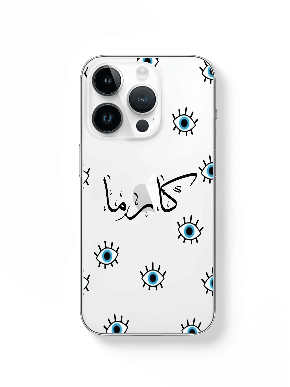 phone case evel eye and name