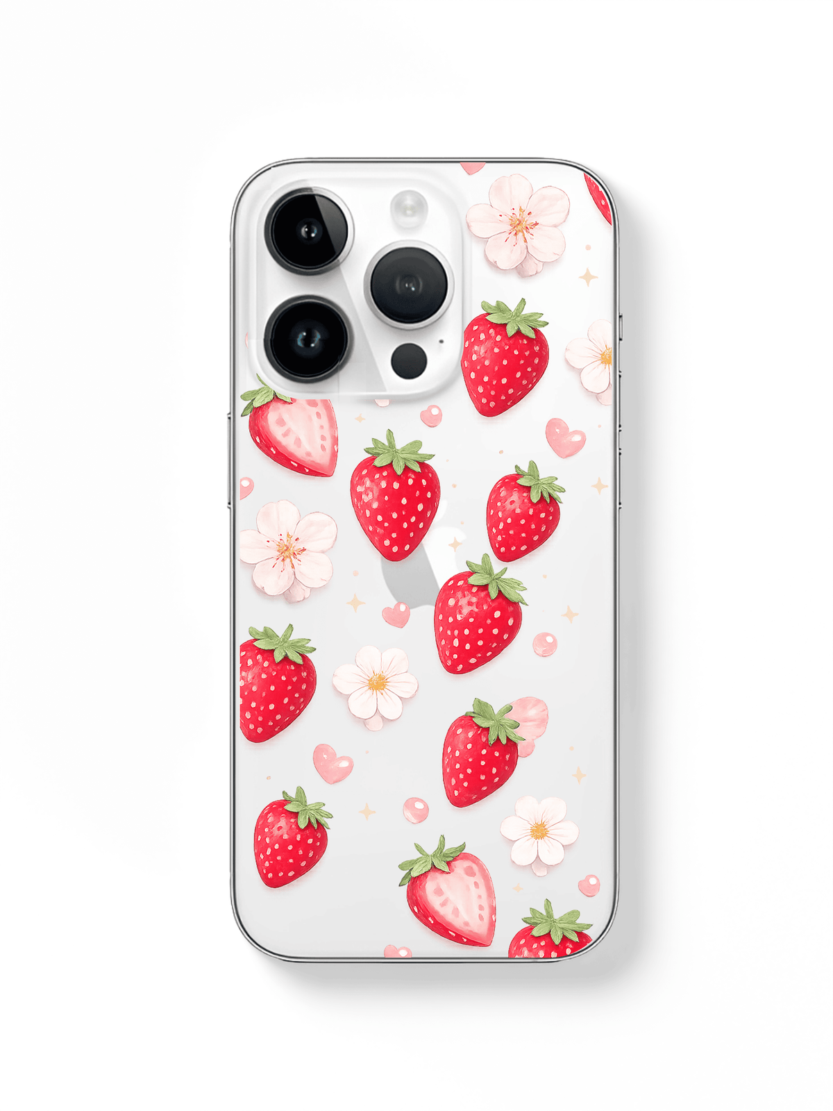 phone case flowers and strawbarry