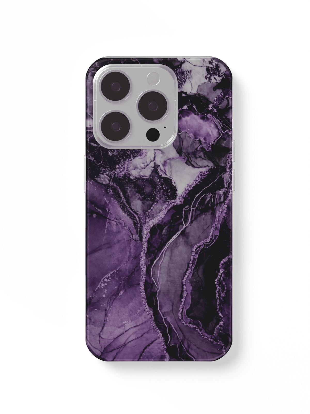 phone case marble purplle