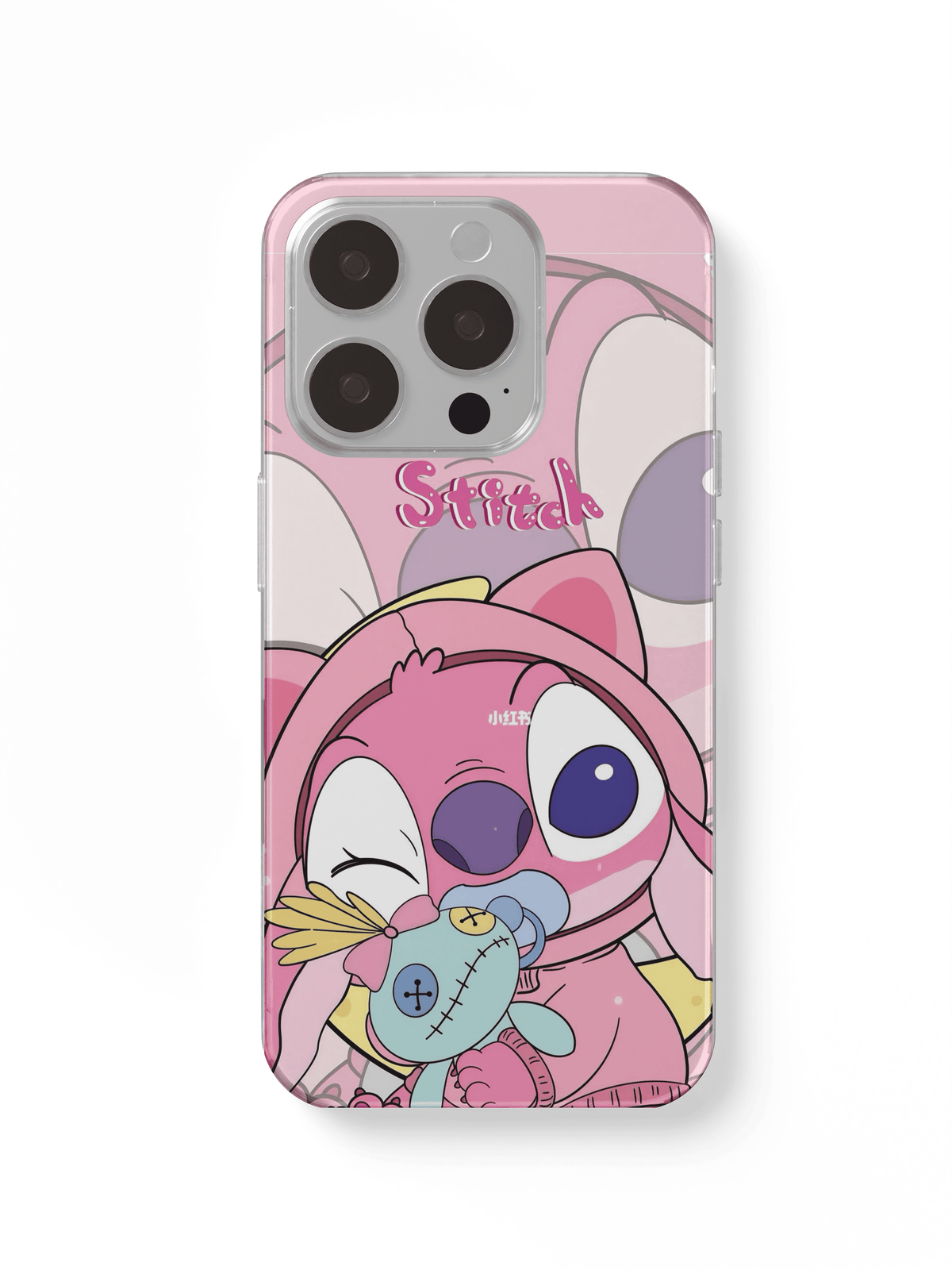 phone case stitch pink