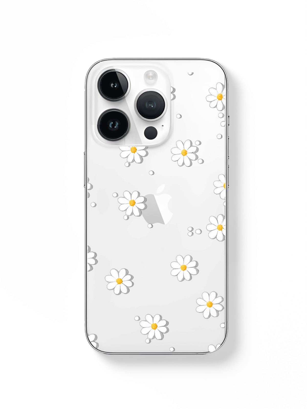 phone case white flowers