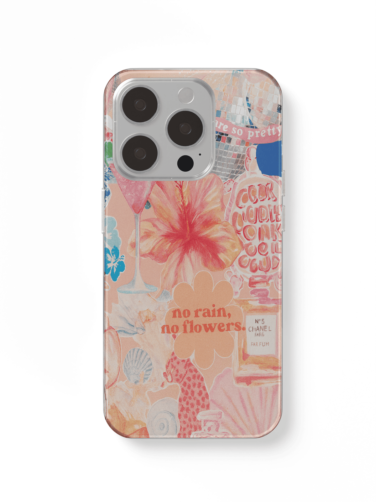 phone cover flowers and sun
