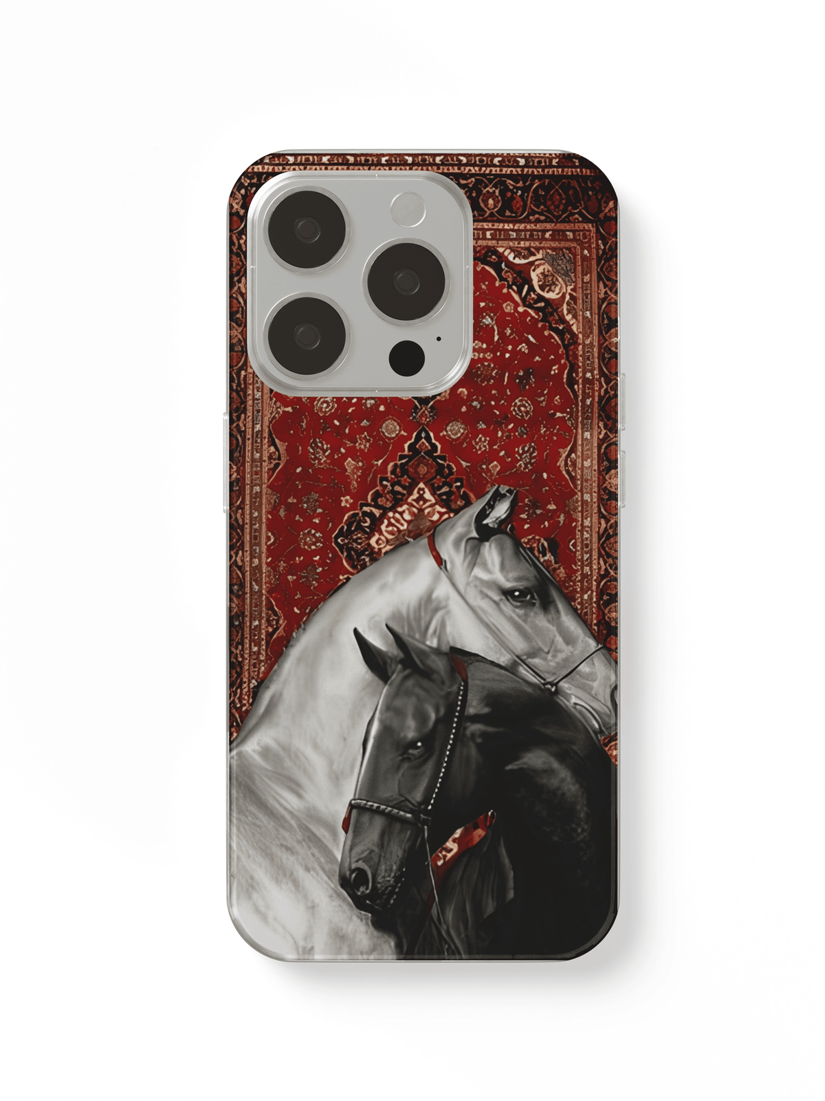 phone case.. horse and carpet