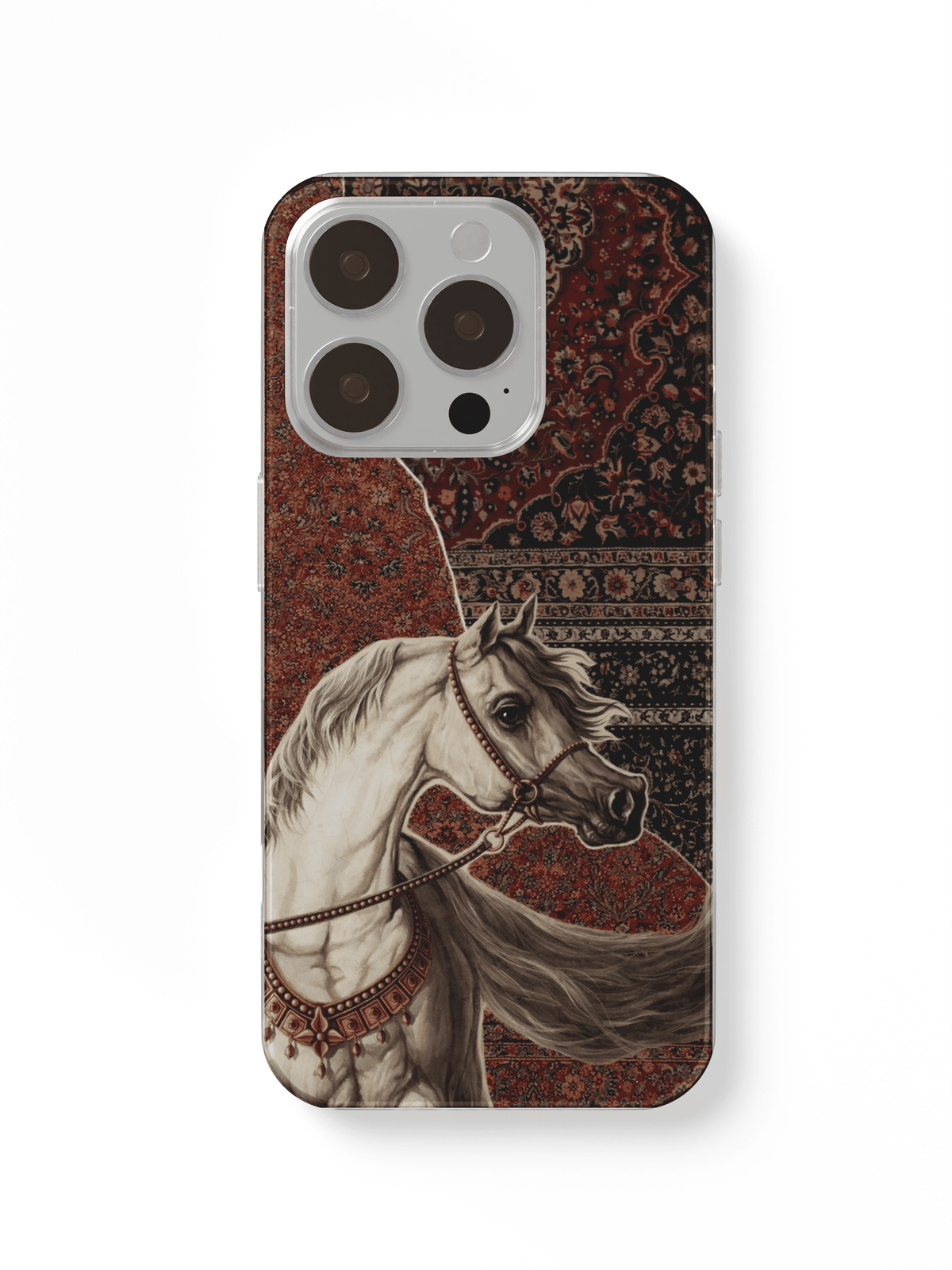 phone case. horse and carpet