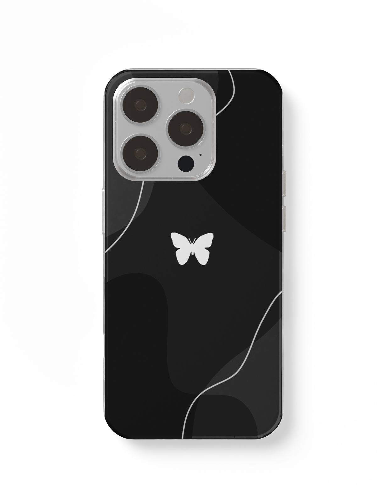 phone case butterfly black