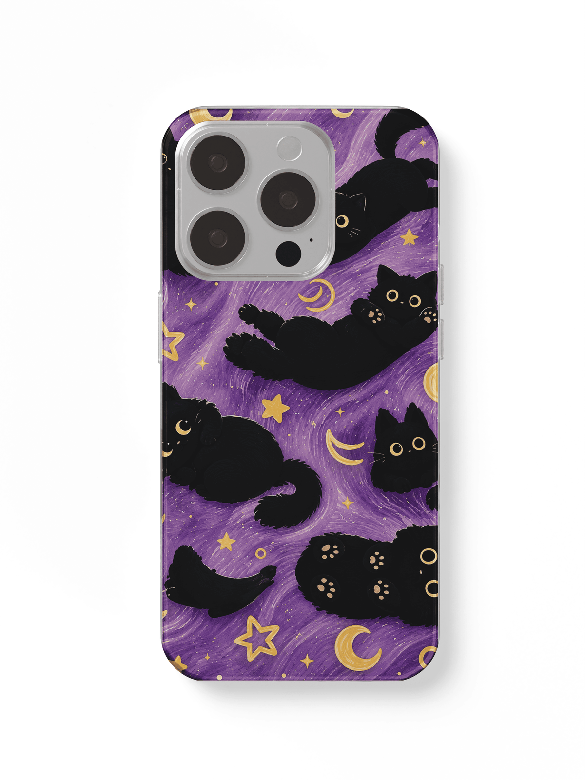 phone case cute black cat