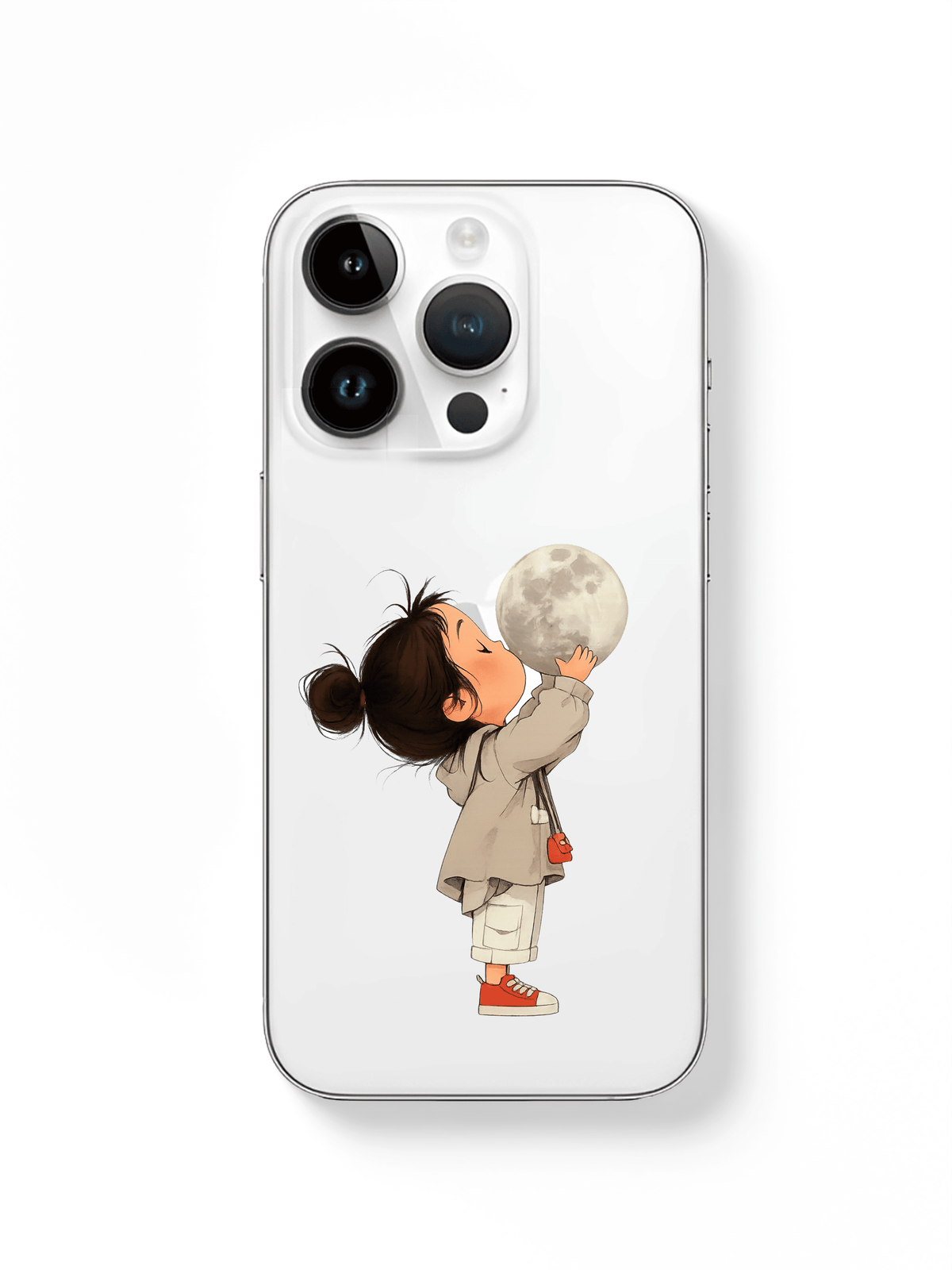 phone case girl and moon