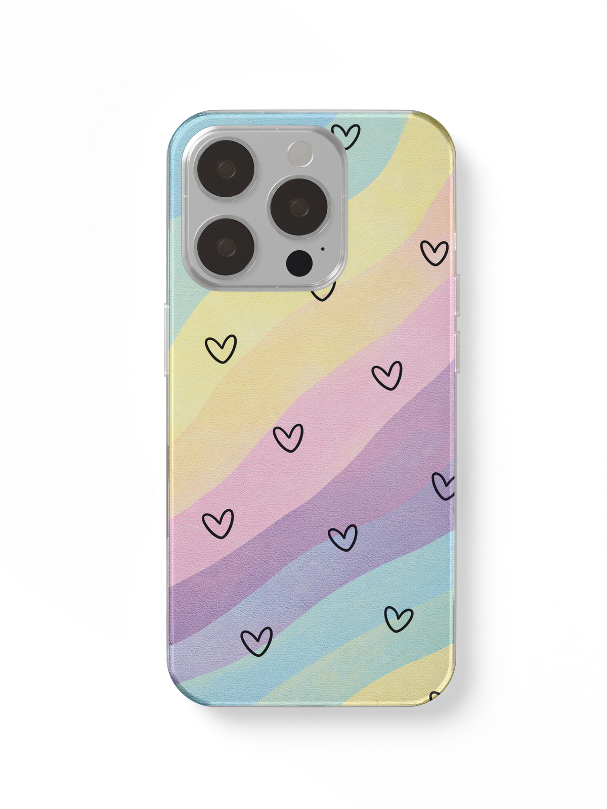 phone case heart colour .