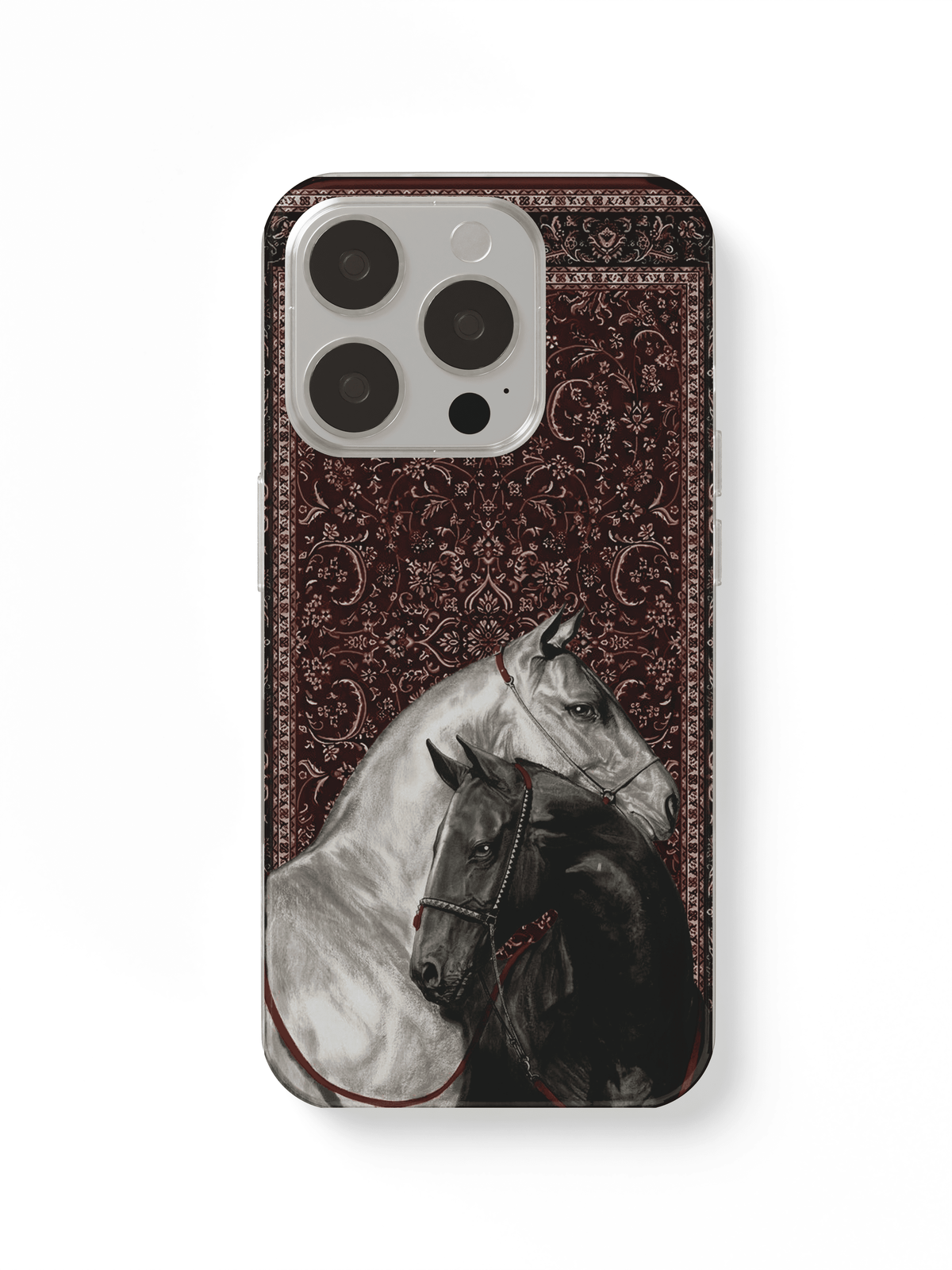phone case horse and carpet....