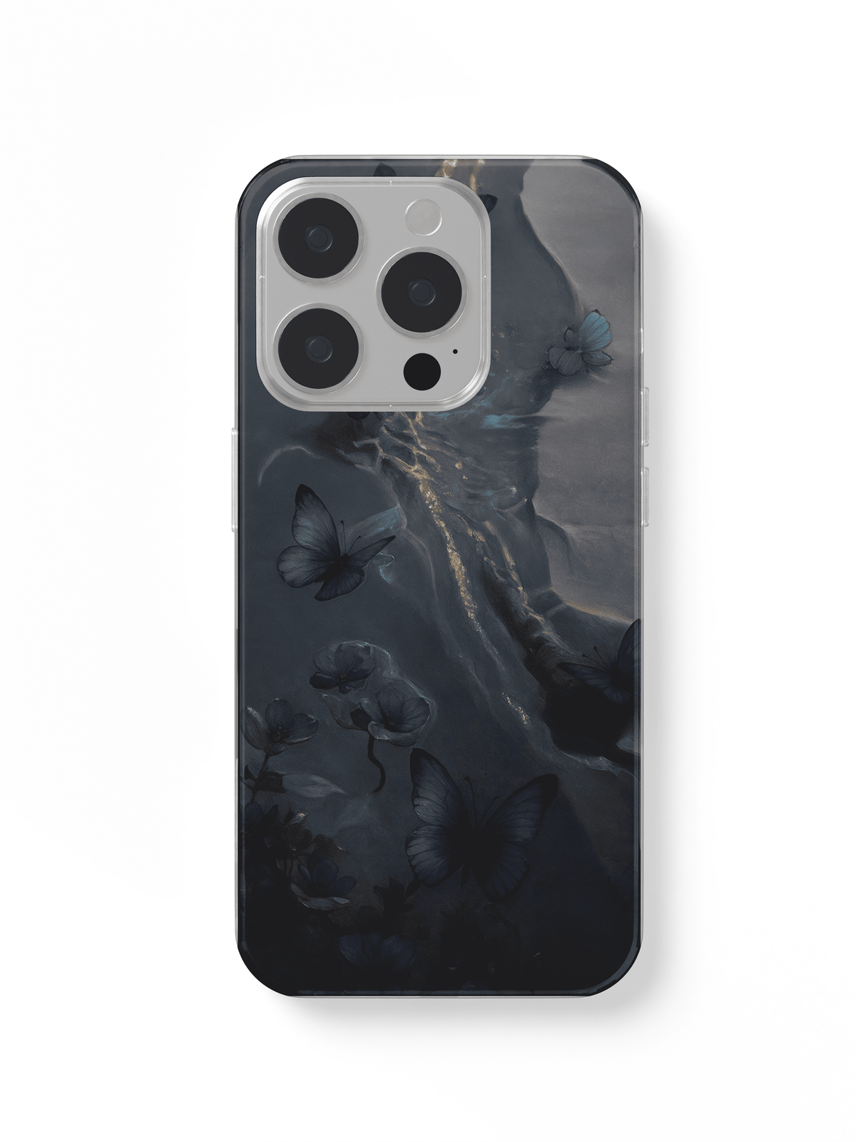 phone case marbel and butterfly