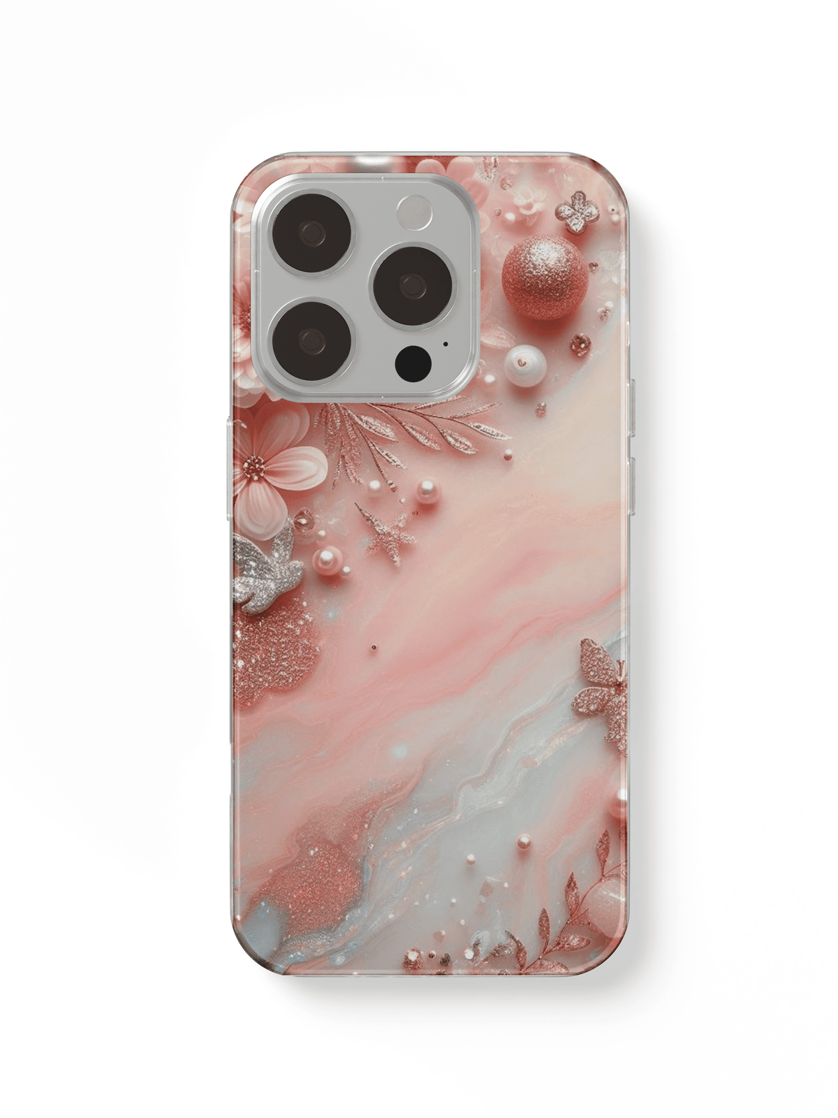 phone case marble pink