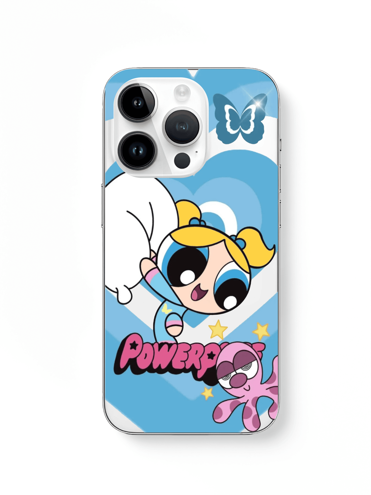 phone case power girl blue