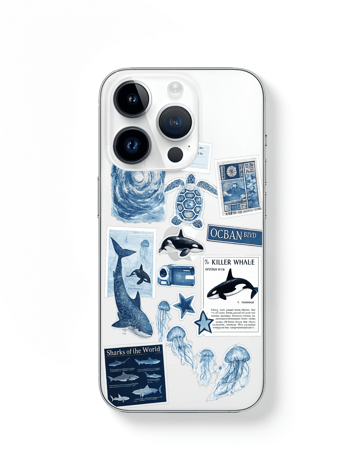 phone case sea sticker
