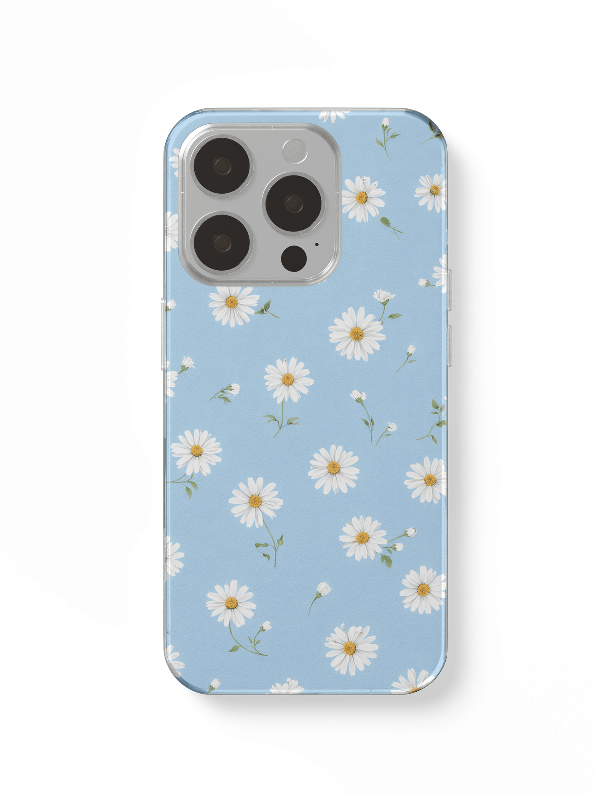 phone cover blue flowers